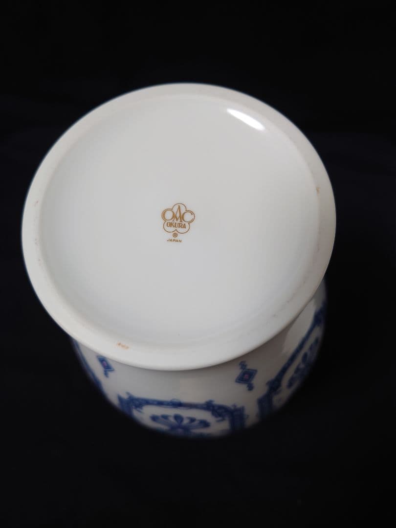 [超美品]大倉陶園花瓶　27cm