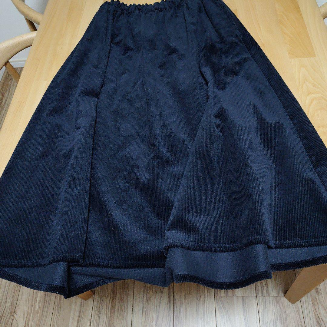 しーさん、中川政七商店　コール天ジャケット＆スカート　紺