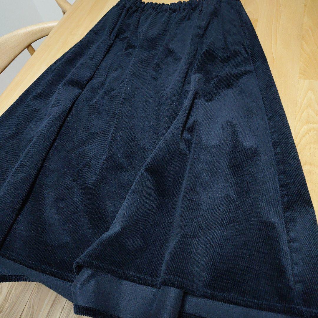 しーさん、中川政七商店　コール天ジャケット＆スカート　紺