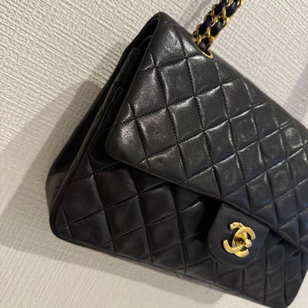 CHANEL マトラッセ Wチェーン ショルダーバッグ
