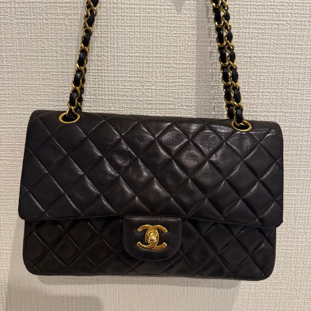 CHANEL マトラッセ Wチェーン ショルダーバッグ