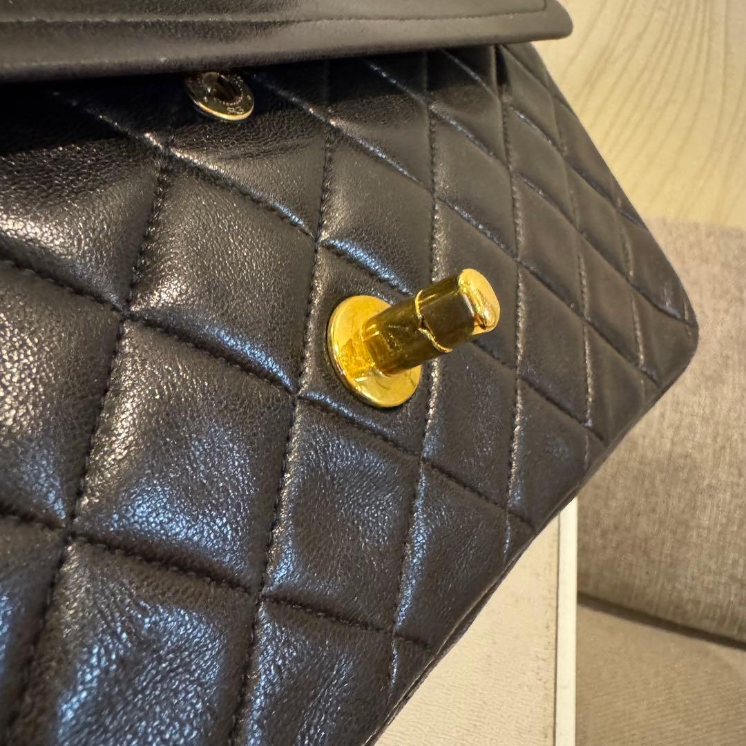 CHANEL マトラッセ Wチェーン ショルダーバッグ