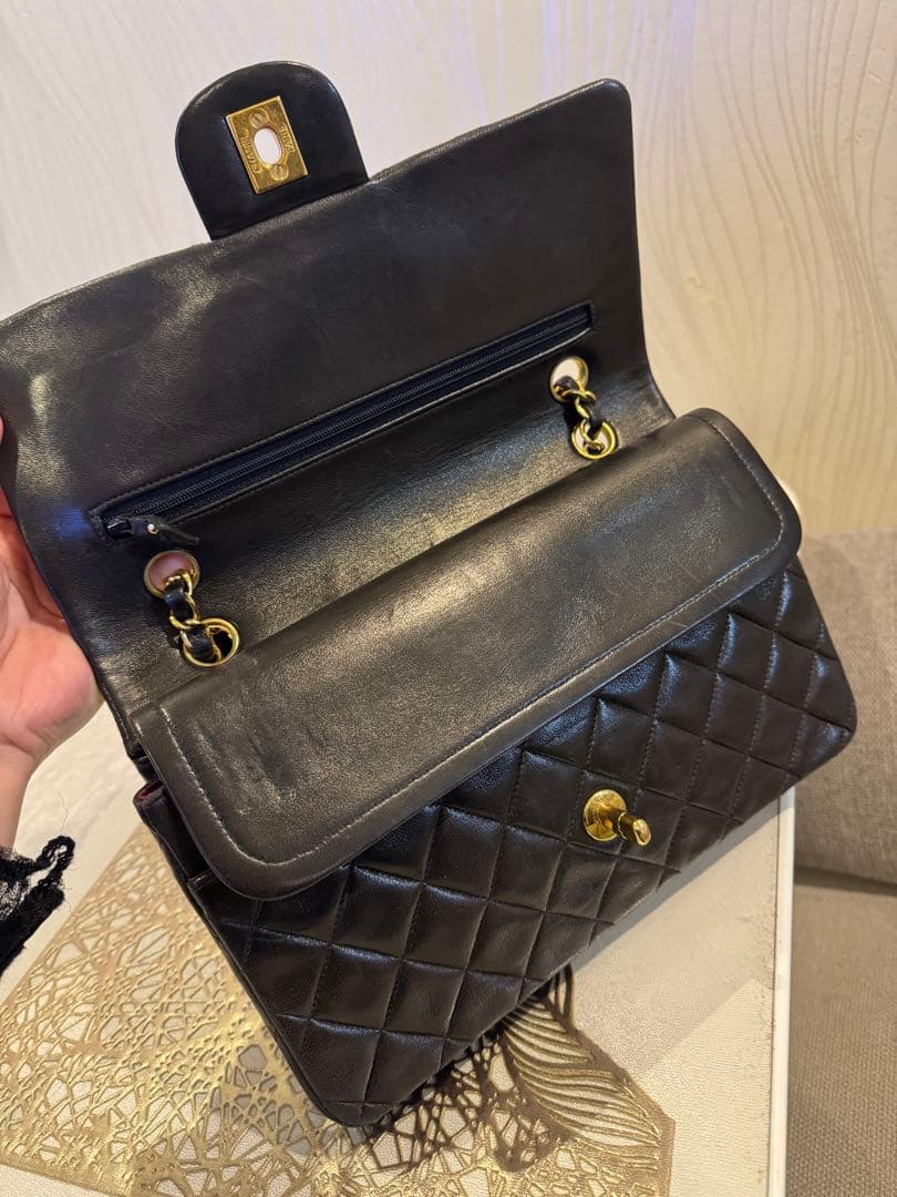 CHANEL マトラッセ Wチェーン ショルダーバッグ