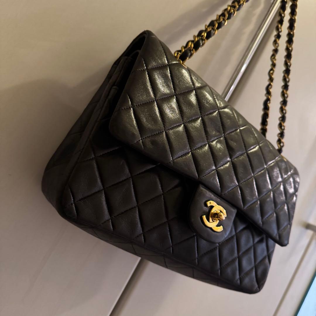 CHANEL マトラッセ Wチェーン ショルダーバッグ