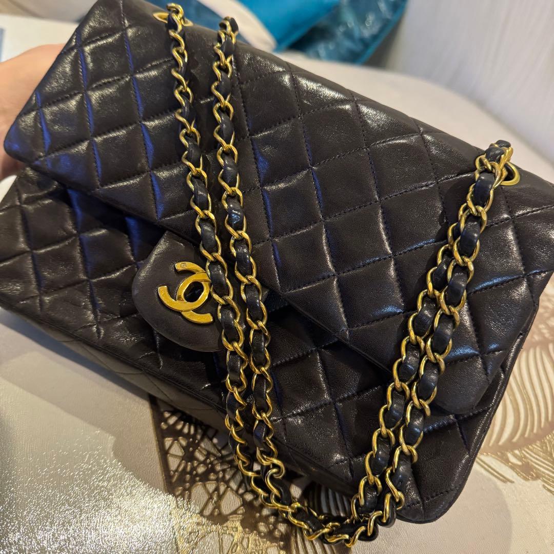 CHANEL マトラッセ Wチェーン ショルダーバッグ