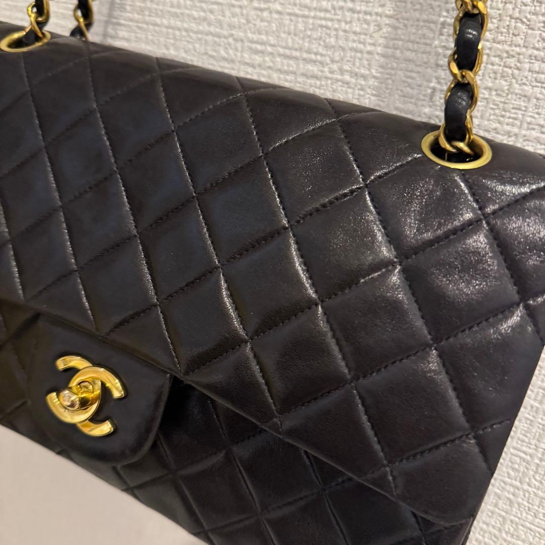 CHANEL マトラッセ Wチェーン ショルダーバッグ