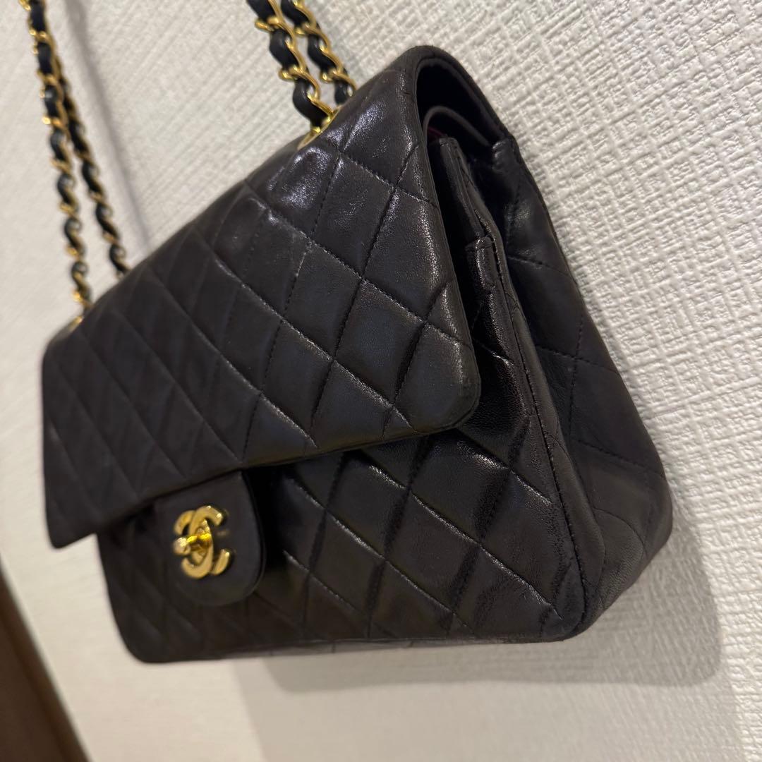 CHANEL マトラッセ Wチェーン ショルダーバッグ