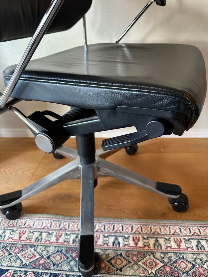 【Amami】ジロフレックス33 ブラック ハイバッグ・総本革・クローム