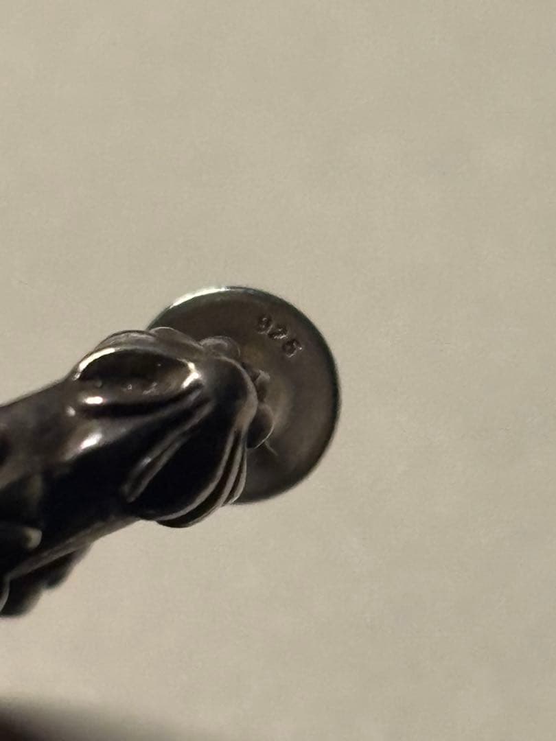 CHROME HEARTS クロムハーツ　クロスバンド フープピアス