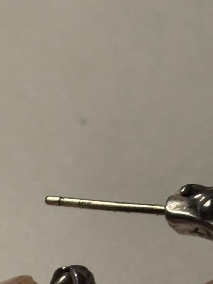 CHROME HEARTS クロムハーツ　クロスバンド フープピアス