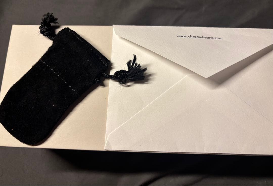 CHROME HEARTS クロムハーツ　クロスバンド フープピアス