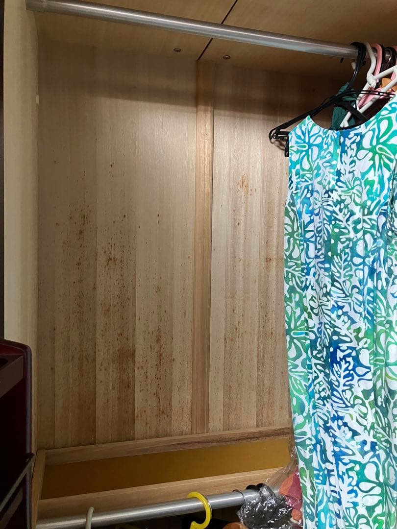 府中家具　最高級洋ダンス　3枚扉　紫檀　桐　婚礼家具