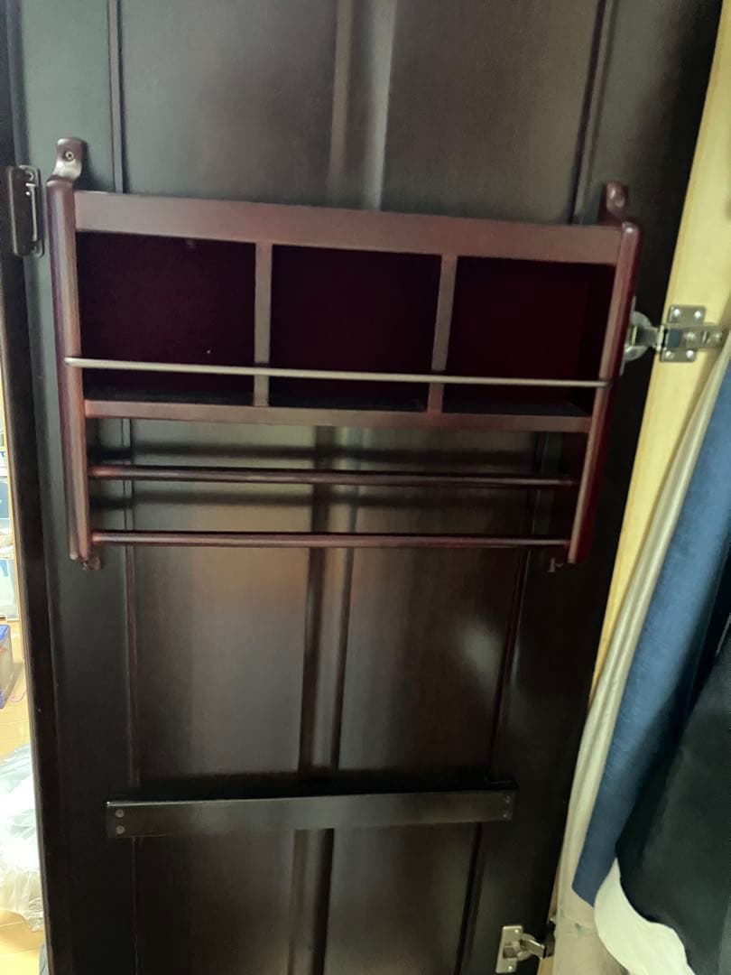 府中家具　最高級洋ダンス　3枚扉　紫檀　桐　婚礼家具