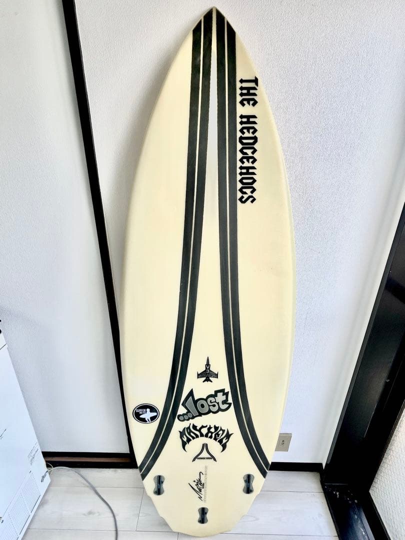 ロストサーフボード5'8 Outcat（フィン＋リーシュ+ケース）