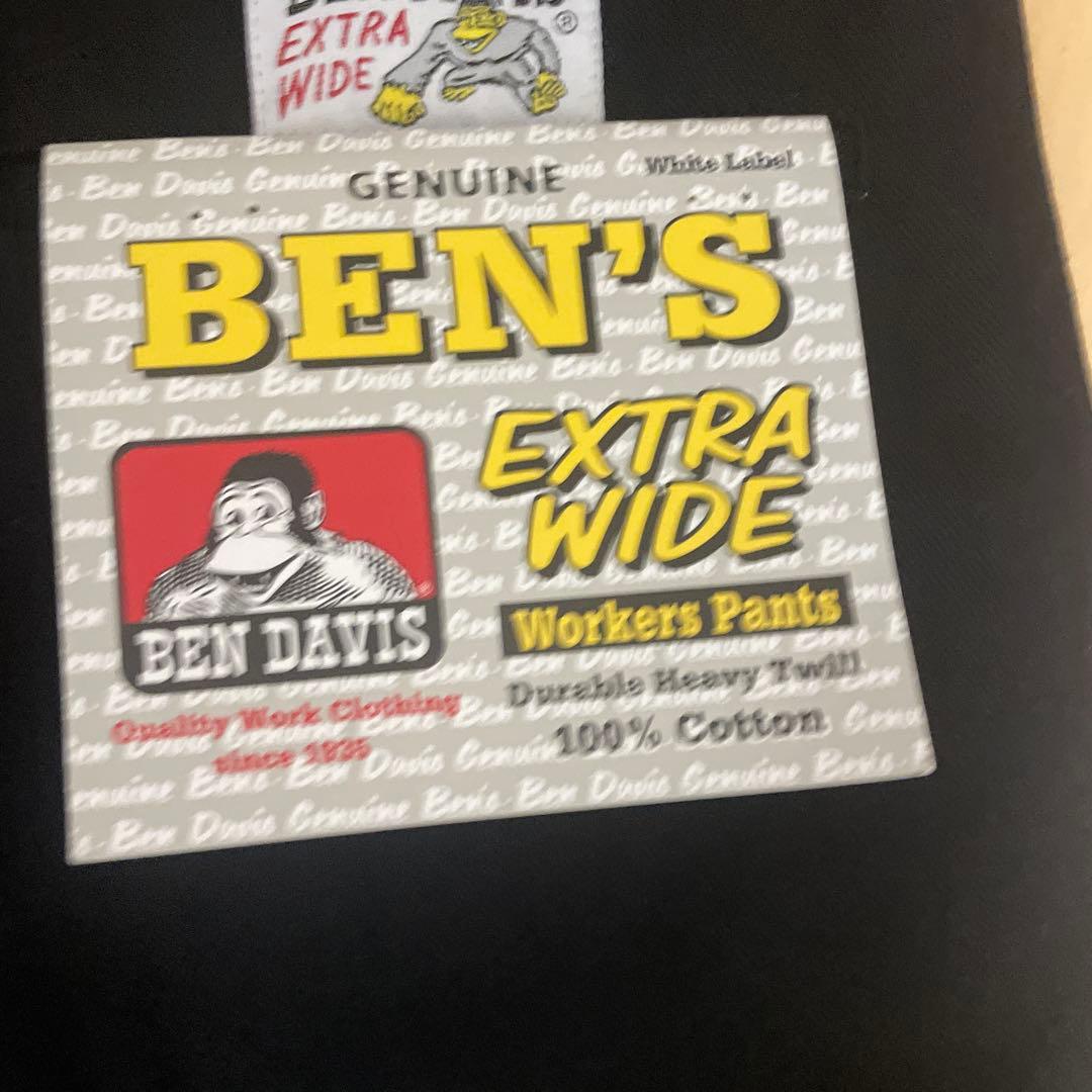 BEN DAVIS ワークパンツ 黒　extrawide