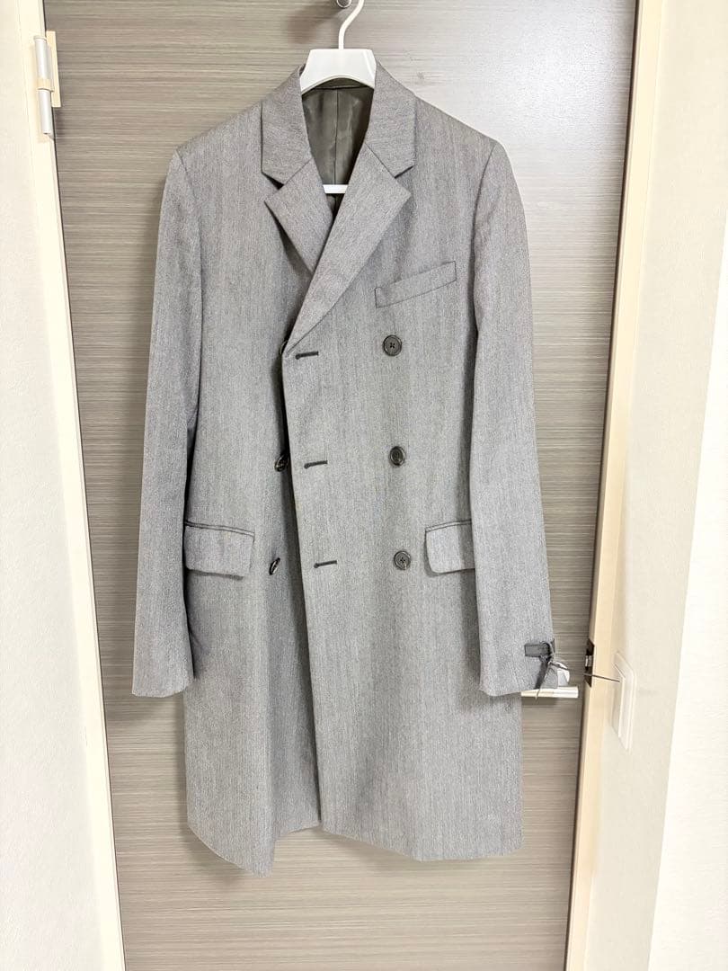 PRADA プラダ　2015aw ダブルチェスターコート　44