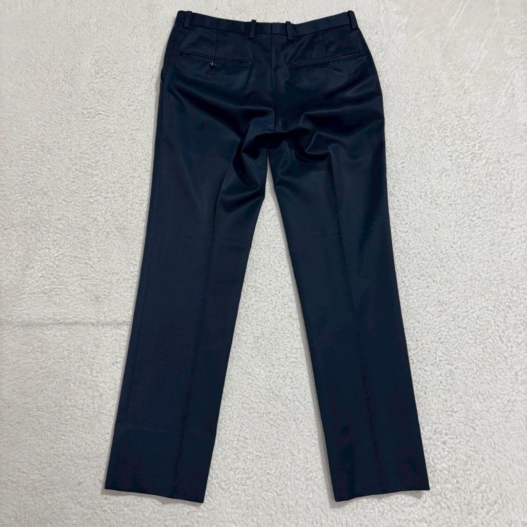 スーツセレクト　シルク混　ジャケット　ベスト　パンツ　スリーピース　光沢