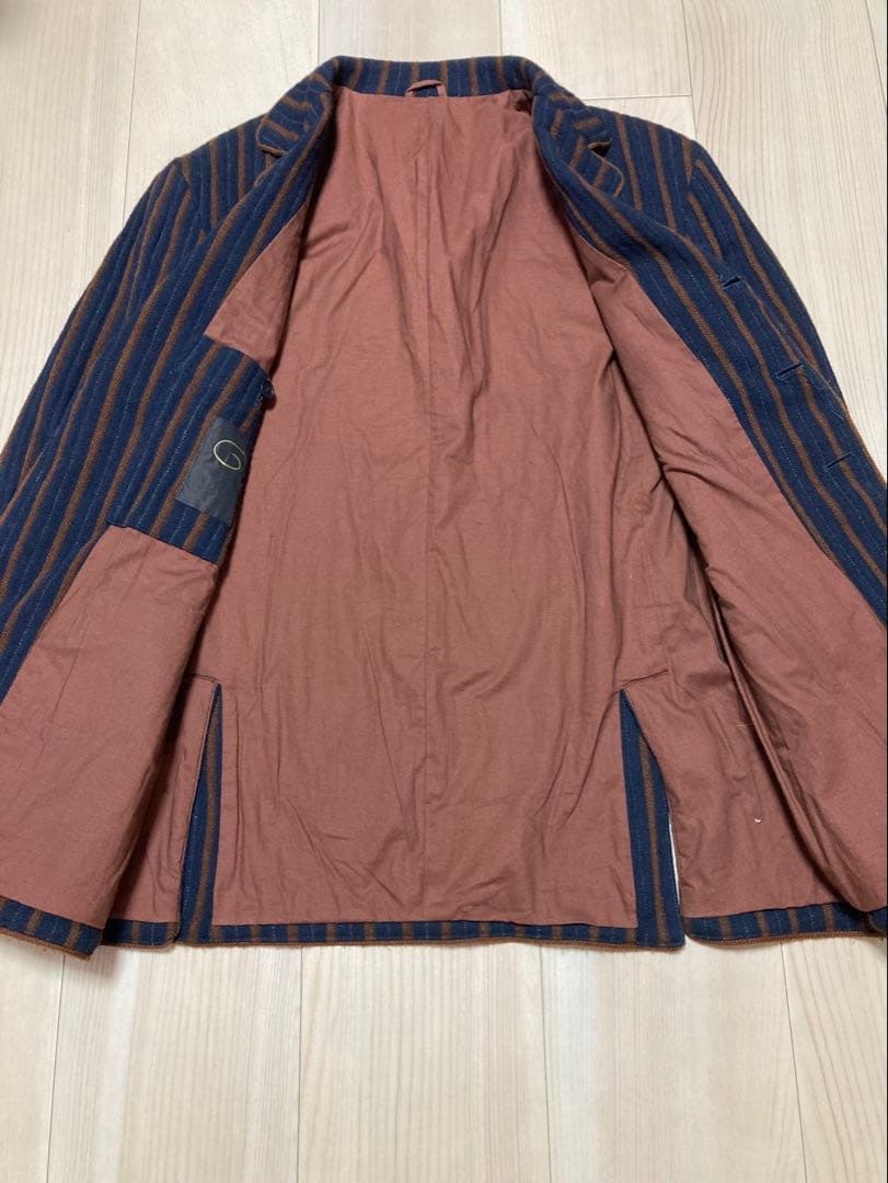 ロメオジリ gigli ストライプウールジャケット