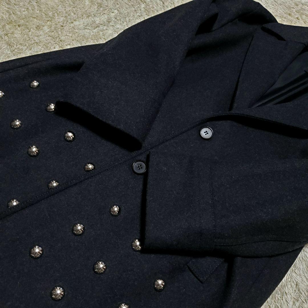 極美品✨DIESEL　BLACKGOLD　チェスターコート　スタッズ　36