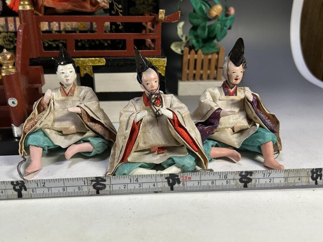 雛人形セット 雛御殿　雛手毬　ひな祭り　時代　ビンテージ　日本人形　御所人形