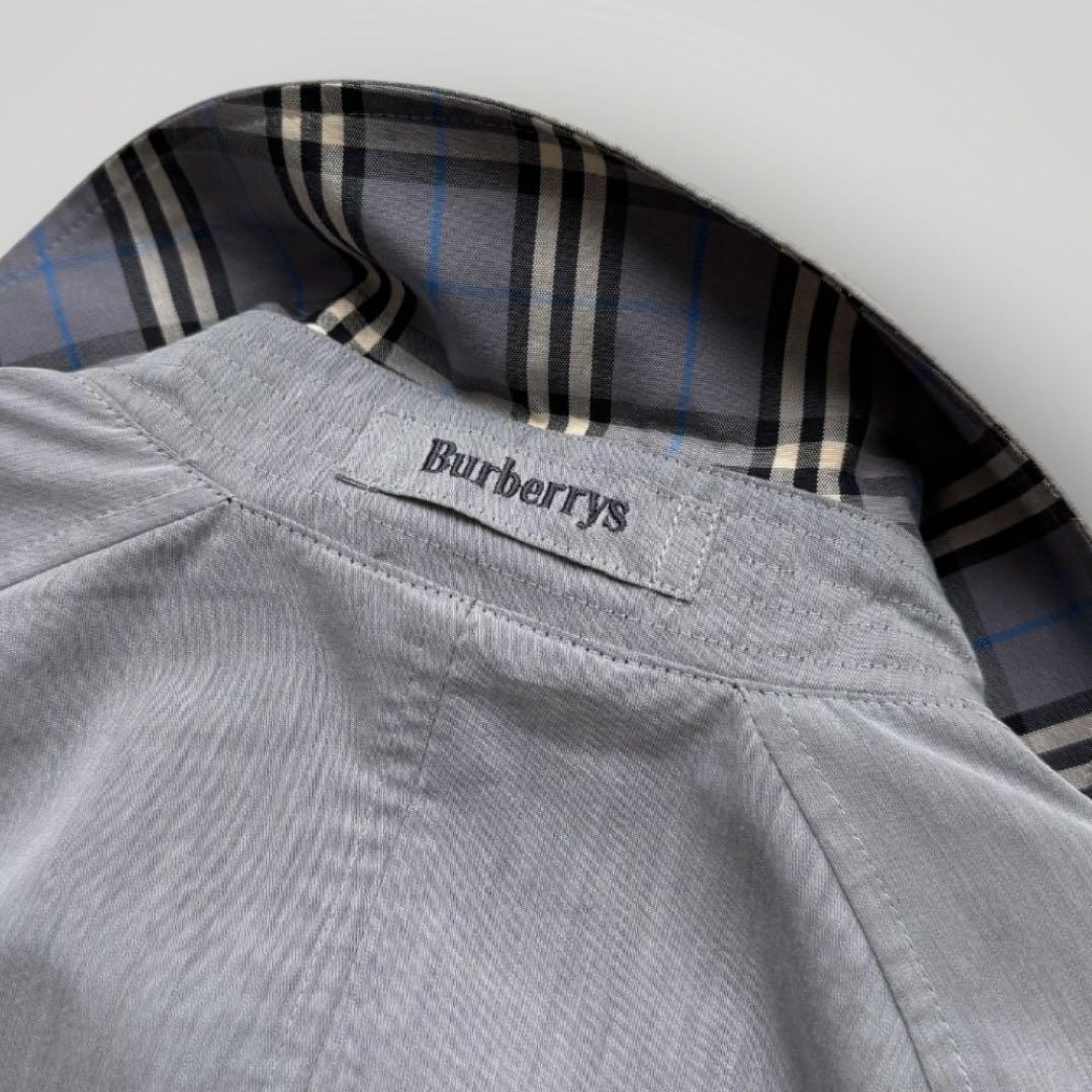 希少 美品 バーバリー ステンカラーコート バルマカンコート ノバチェック