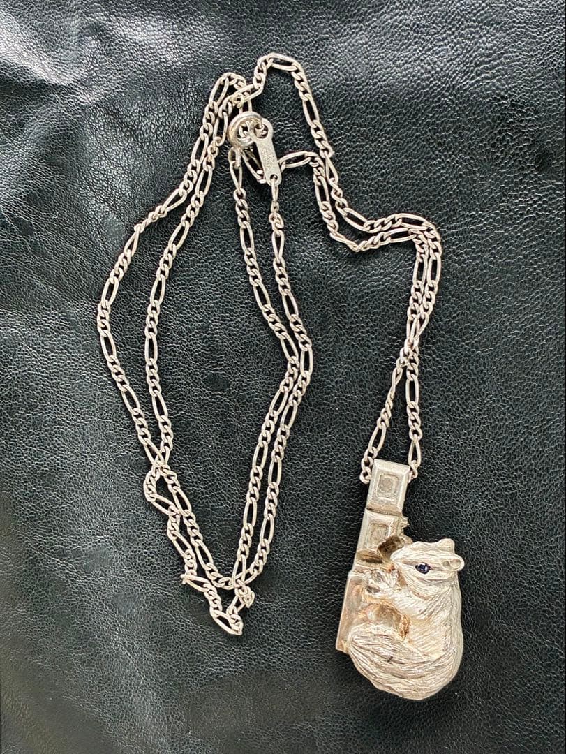 【レア】廃盤　DECO デコ silver925 りす ビンテージ ネックレス