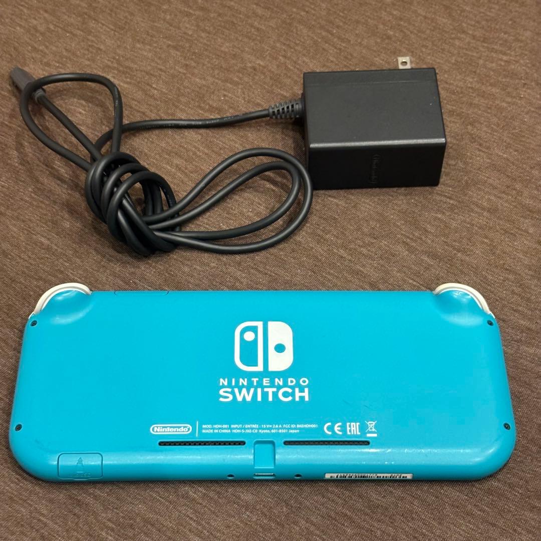 Nintendo Switch Lite ターコイズブルー 充電器付き