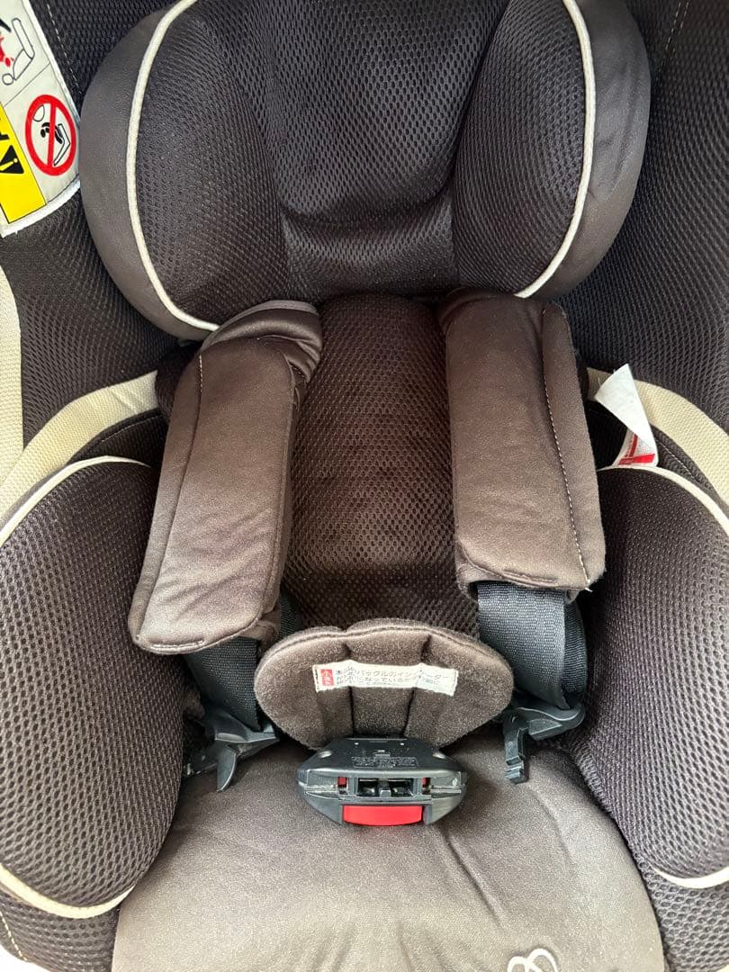 【良品】エールベベ・クルット3i グランス　アンバーブラウン ISOFIX