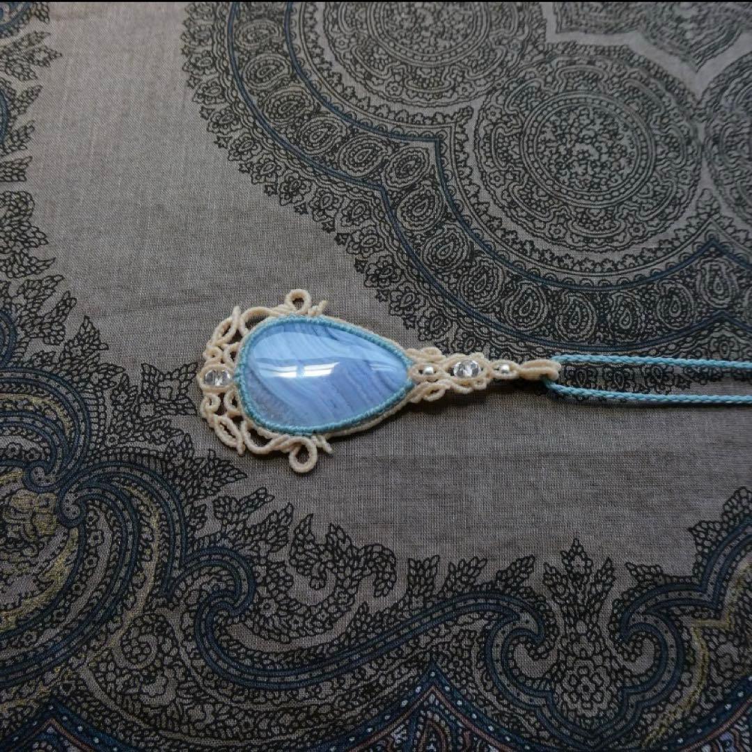 あ〜きゃん　マクラメネックレス２点