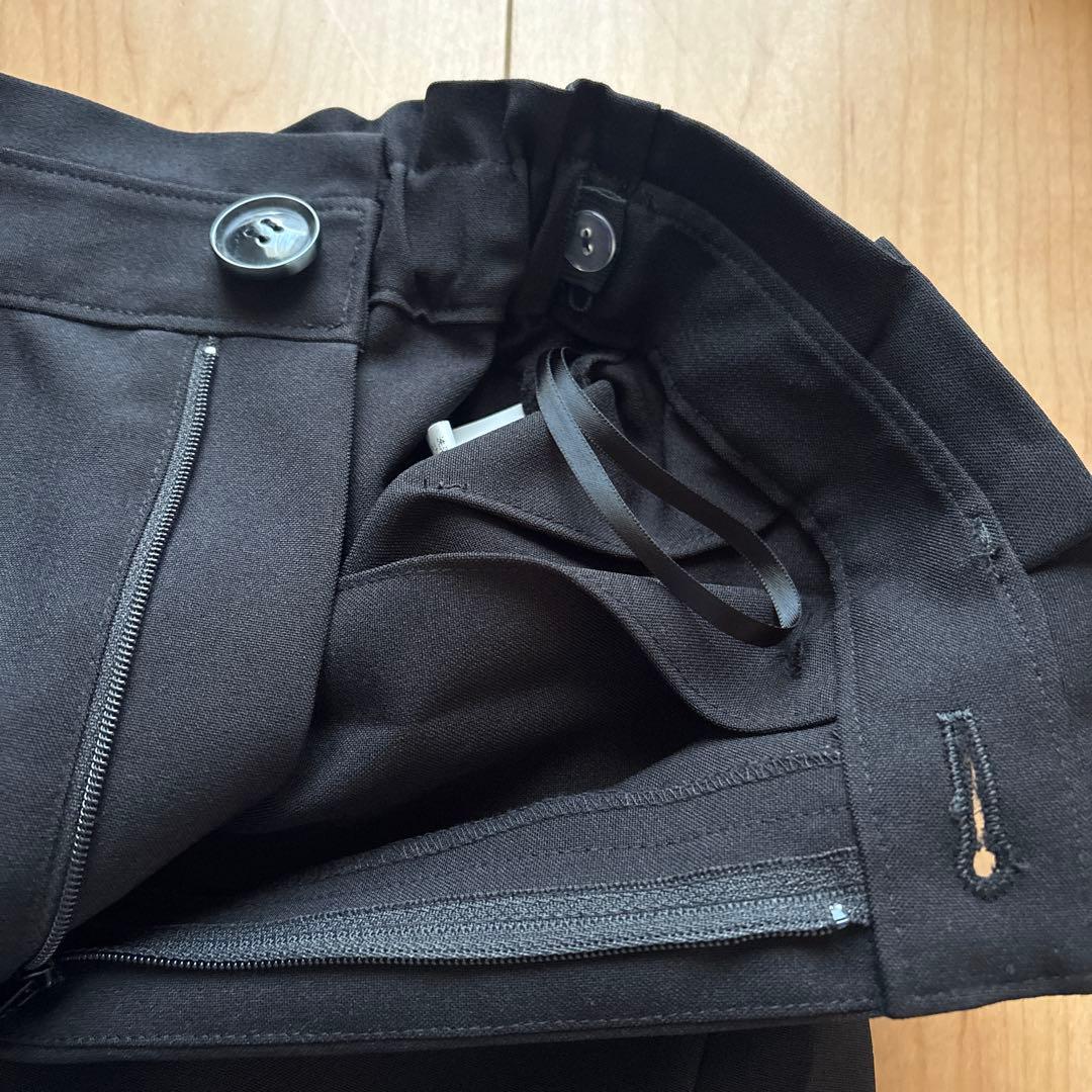 160㎝　CHOPIN プリーツジレスーツ　黒　卒服　フォーマルスーツ