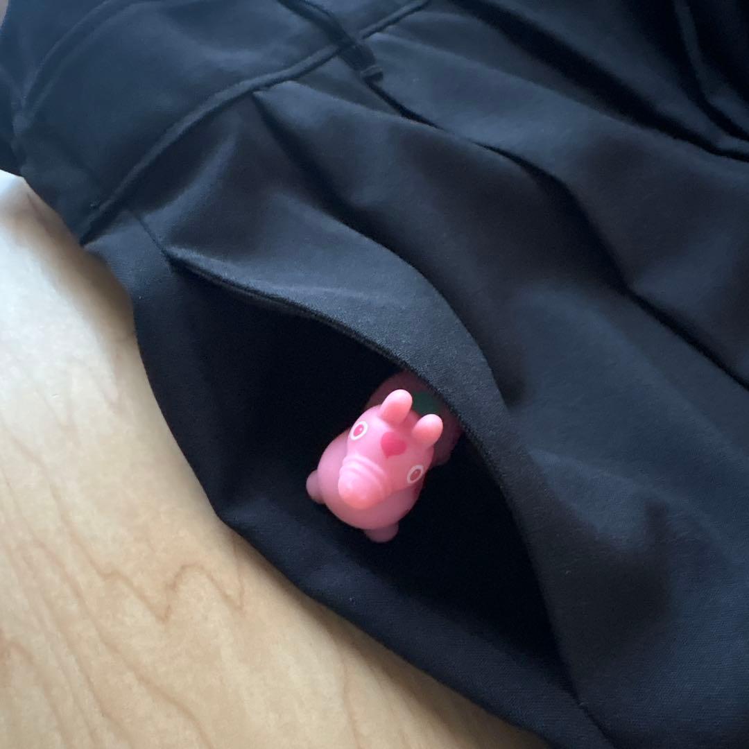 160㎝　CHOPIN プリーツジレスーツ　黒　卒服　フォーマルスーツ