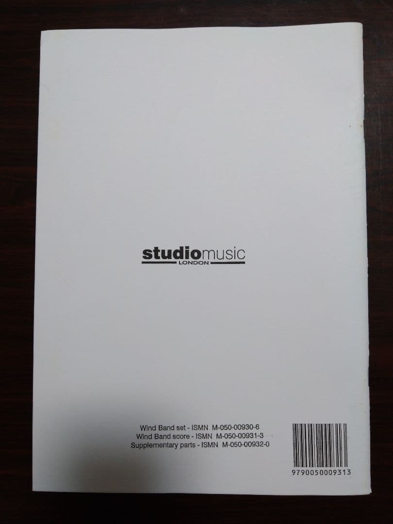 ORIENT EXPRESS(オリエント急行) 吹奏楽版　スコア　輸入楽譜