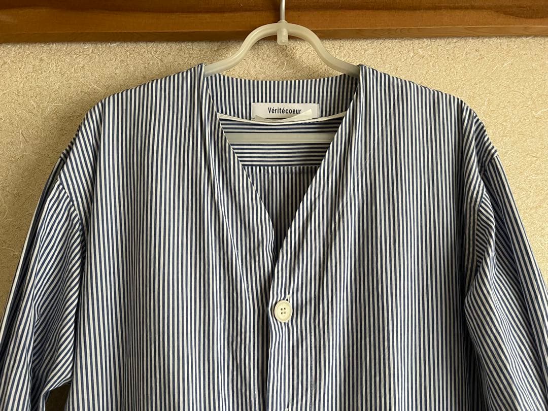 “ヴェリテクール”コットンオールインワン・ストライプ