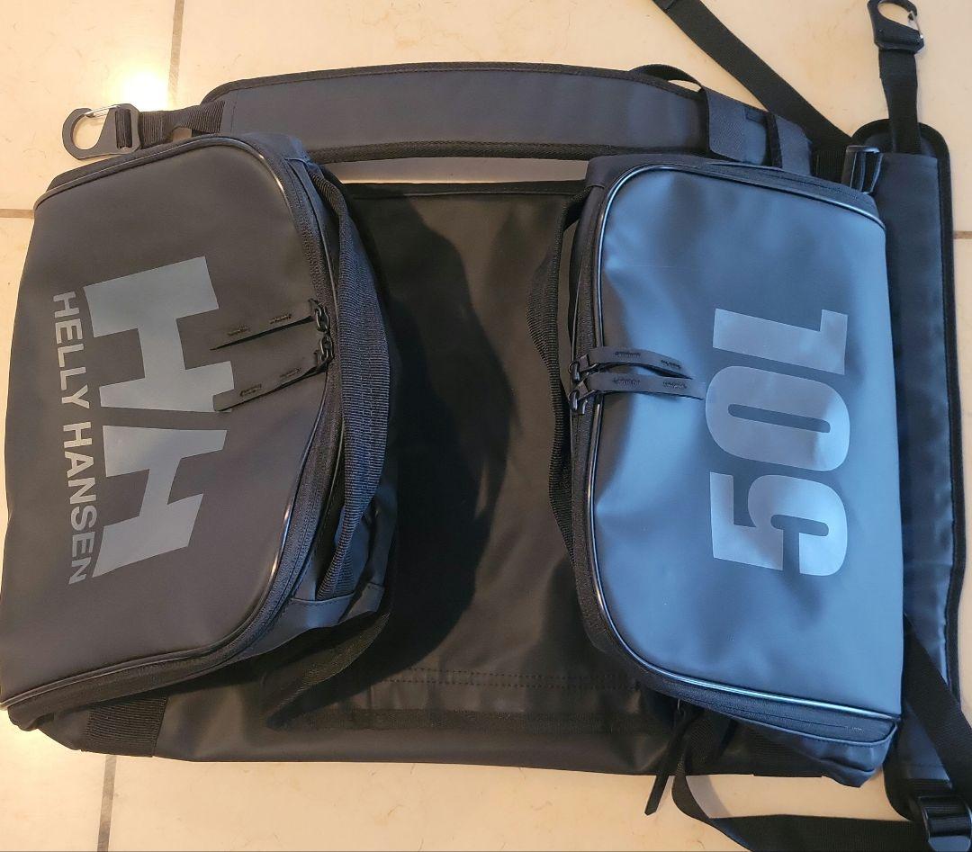 HELLY HANSEN 50L コンテナダッフルバッグ　ブラック