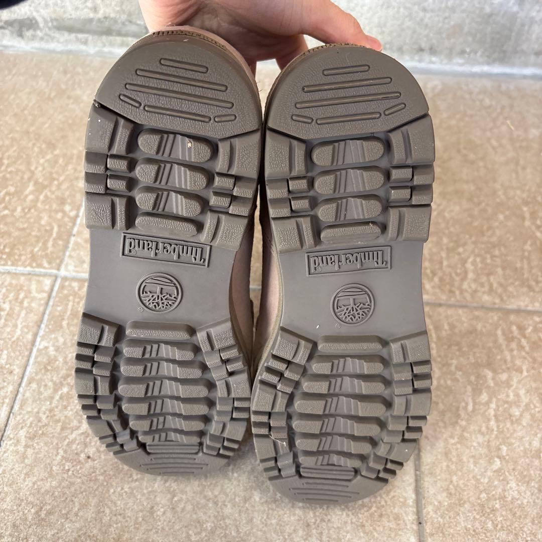 ティンバーランド　モックトゥ　GORE-TEX ベージュレザー モカシンシューズ