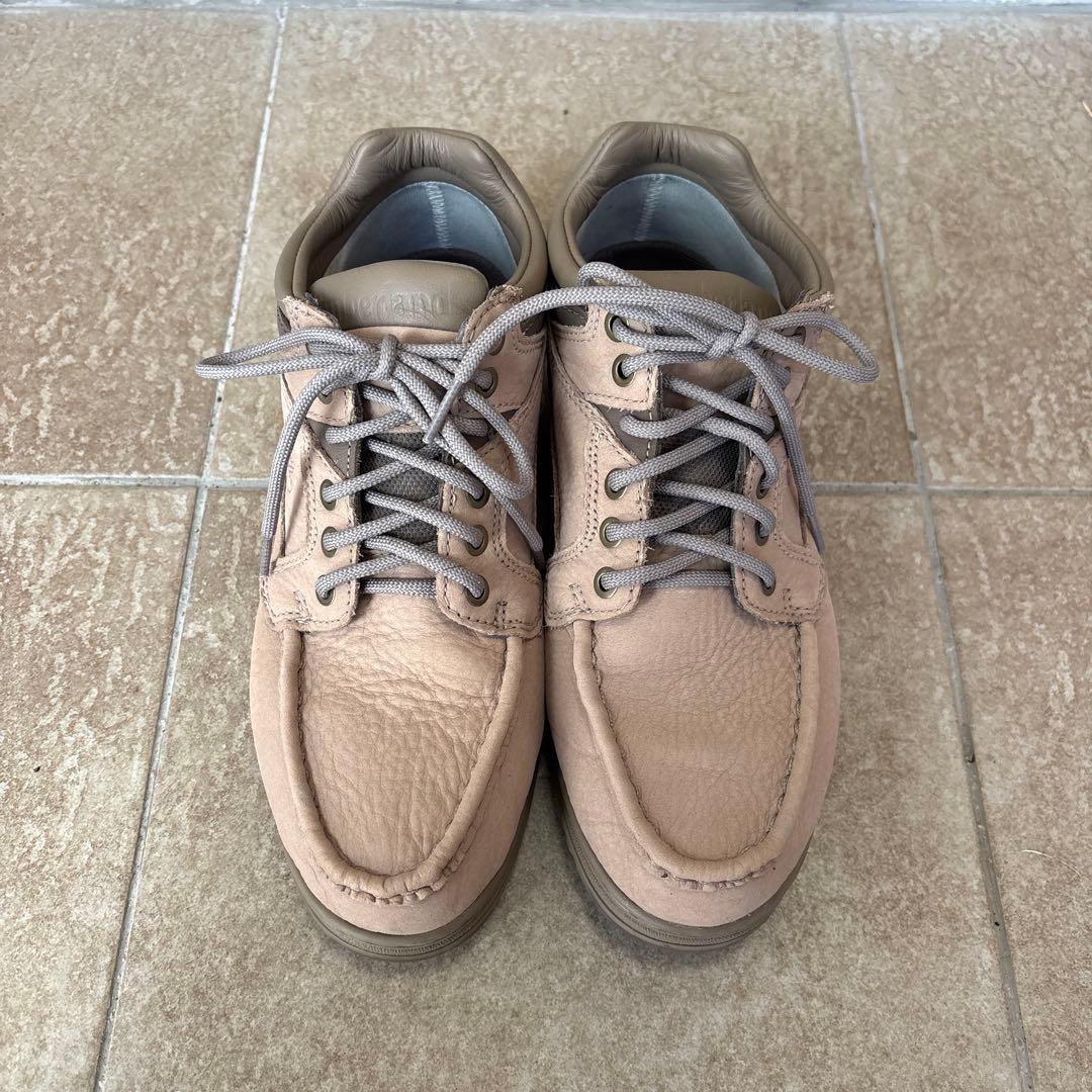 ティンバーランド　モックトゥ　GORE-TEX ベージュレザー モカシンシューズ