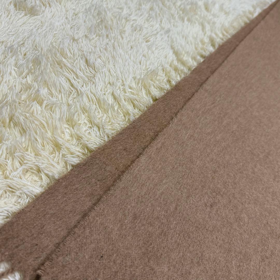 希少色❗️極美品✨ジョンストンズ　カシミヤ100% ストール　モカ　ベージュ