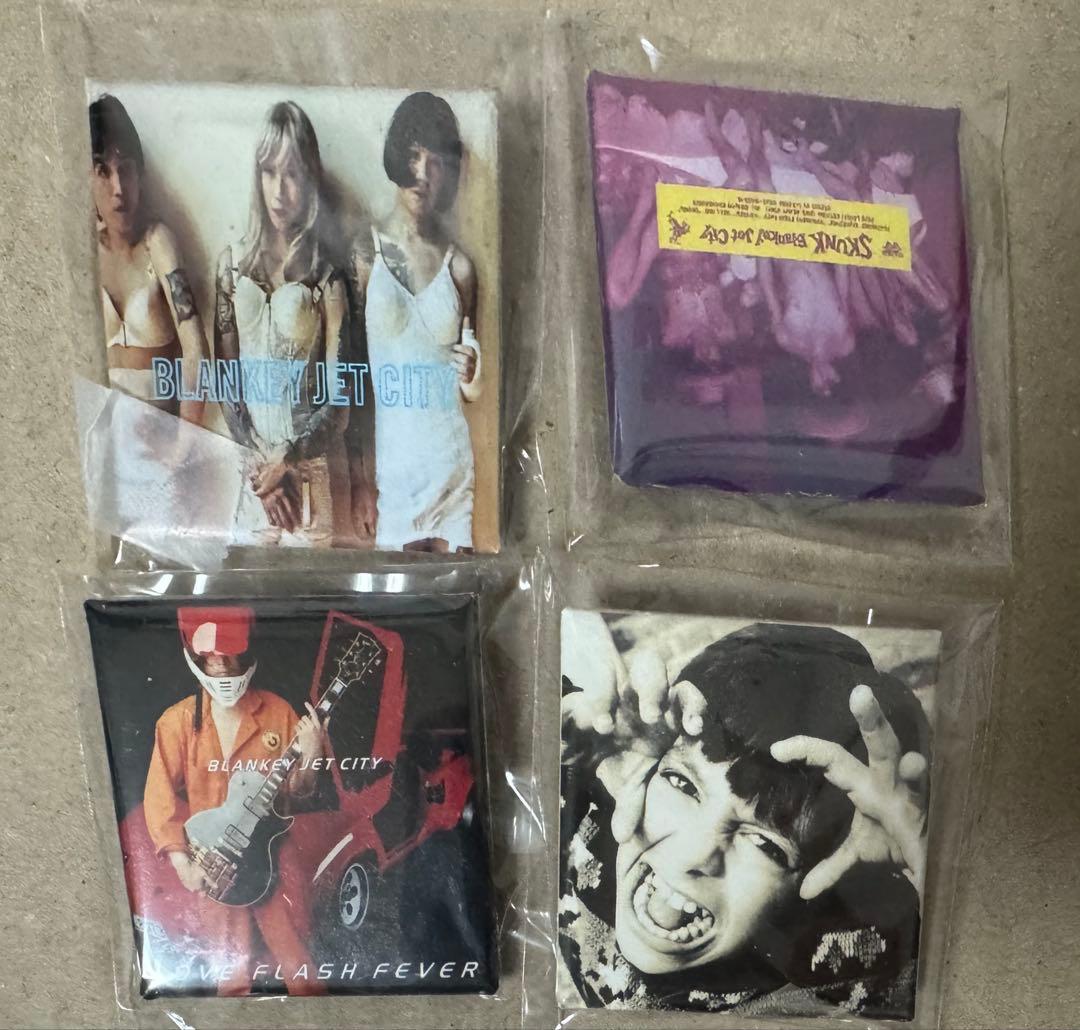 断*☆様 ブランキージェットシティレコードセット　Lp6枚 シングル1枚　缶バッ