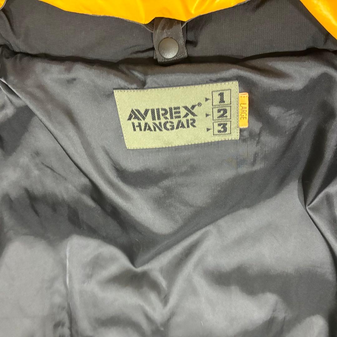 【AVIREX】APOLLO DOWN JACKETシルバー sizeL