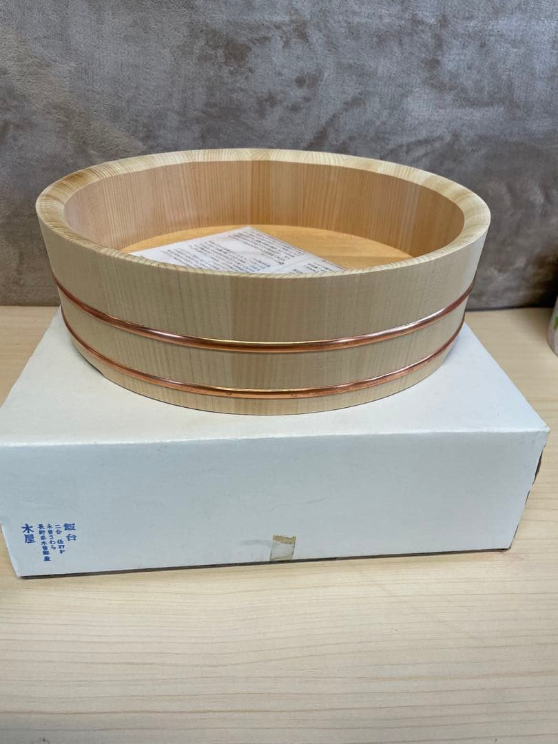 日本橋　木屋　お櫃／飯台　2合　直径27cm　S1176