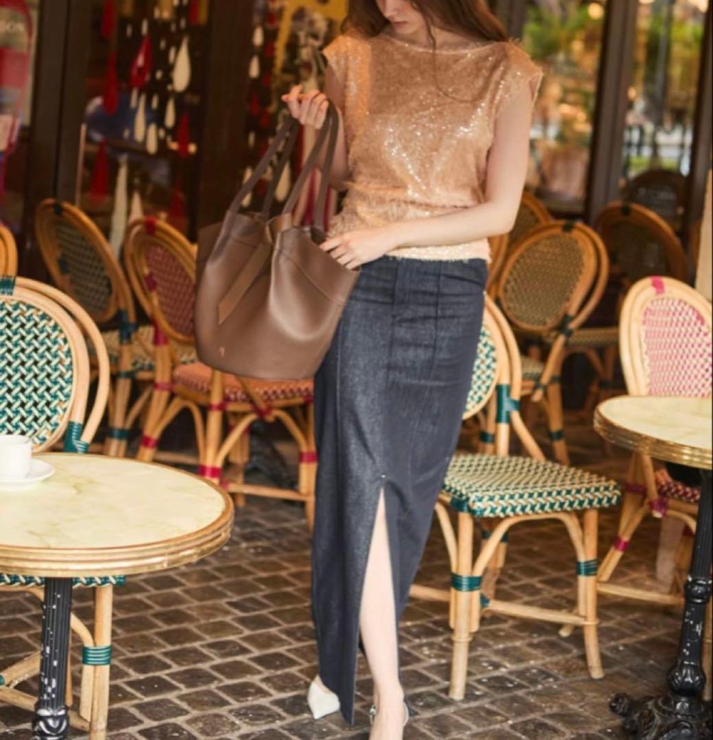 【完売】Aimeineエメインベッセルシェイプビッグトートバッグ