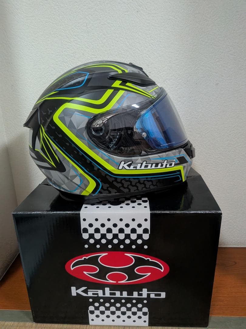 SHUMA FROZE フラットブラックイエロー【M】＋ブルーミラーピンロック