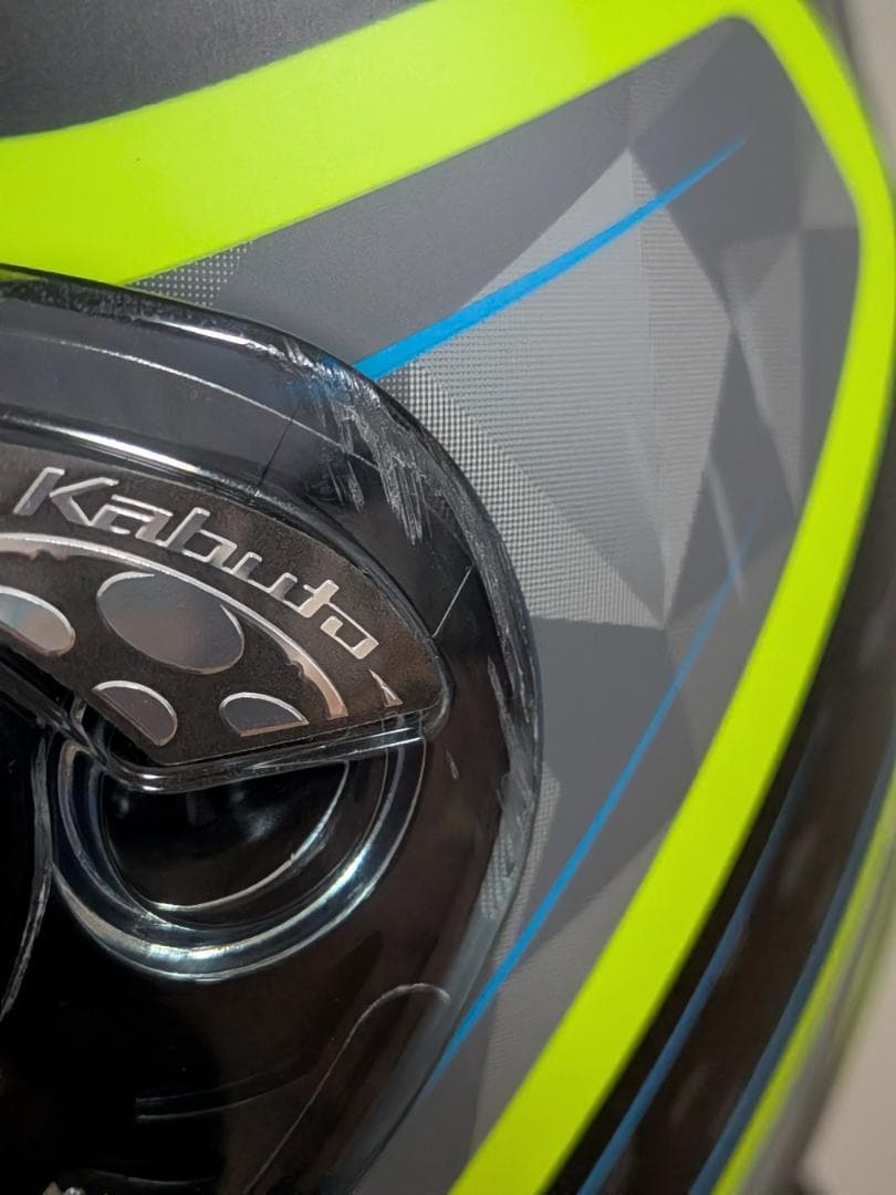 SHUMA FROZE フラットブラックイエロー【M】＋ブルーミラーピンロック