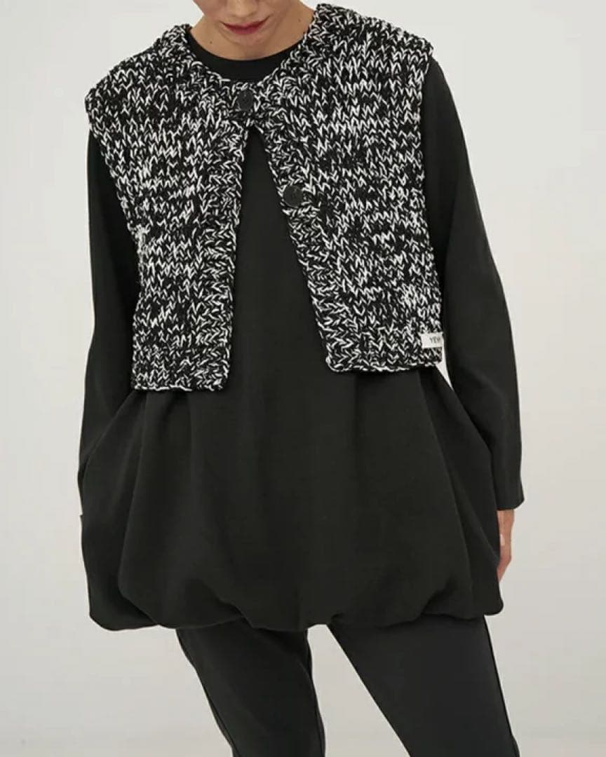 トップス YENN MIX HAND KNIT VEST