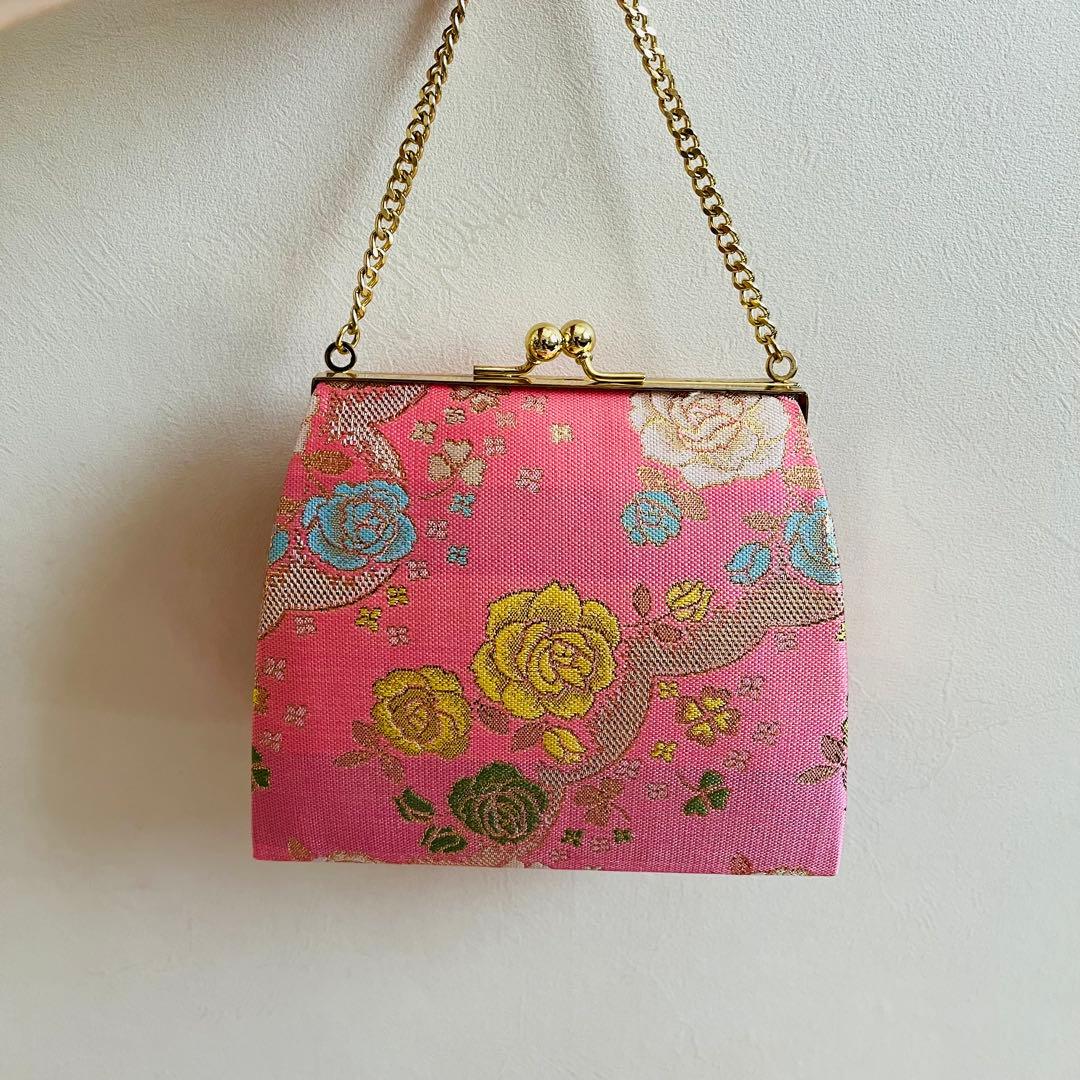 七五三　7歳　結び帯　バッグ草履　ハコセコセット