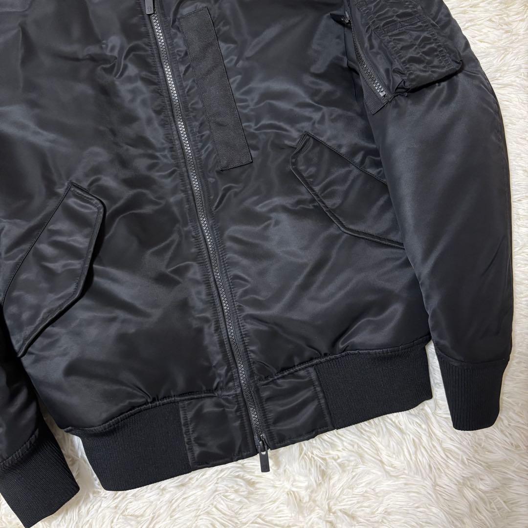 【美品】 +J UNIQLO ハイブリッドダウンオーバーサイズMA-1 XS 黒