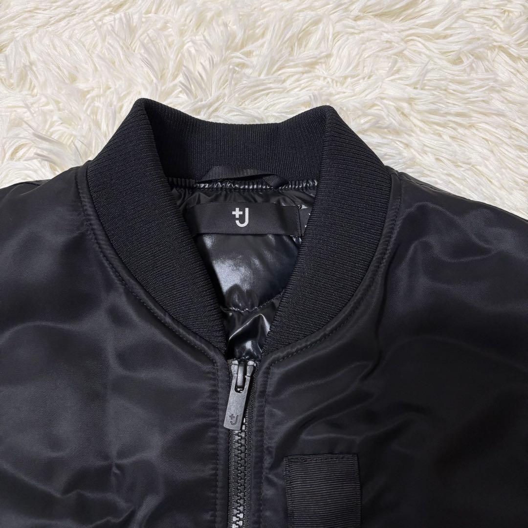 【美品】 +J UNIQLO ハイブリッドダウンオーバーサイズMA-1 XS 黒