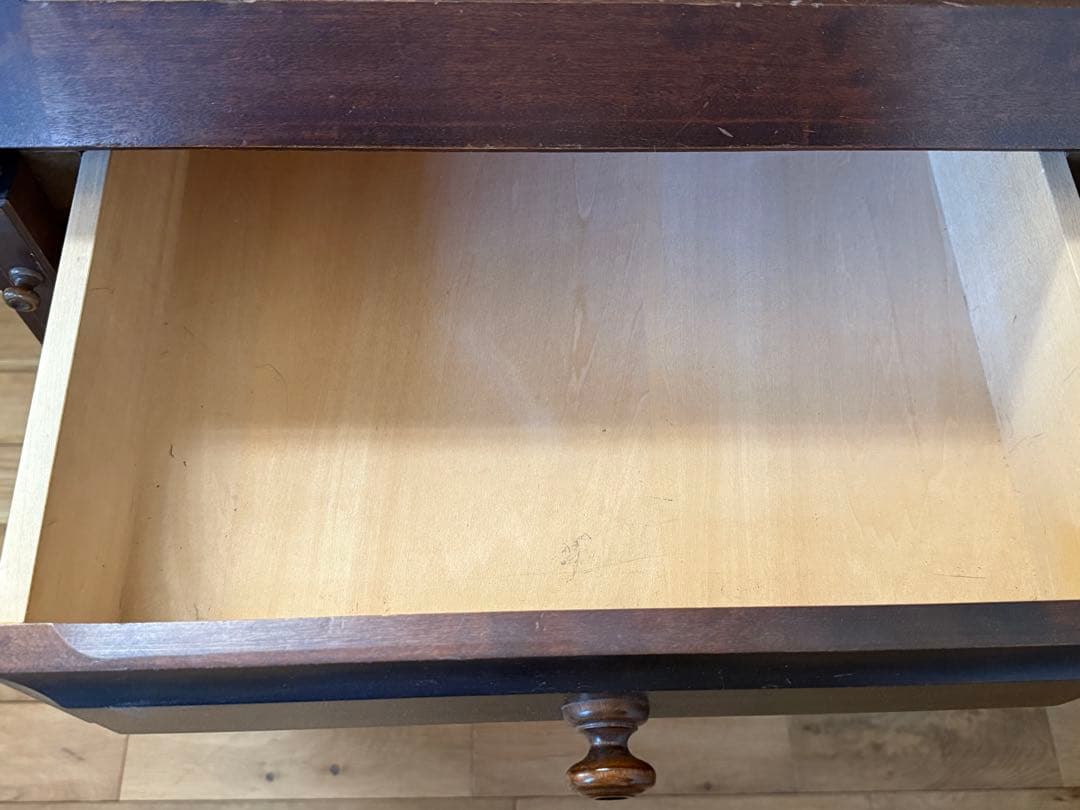 【ノンホルマリン】アンティーク ライティングビューロー デスク(北海道民芸家具)