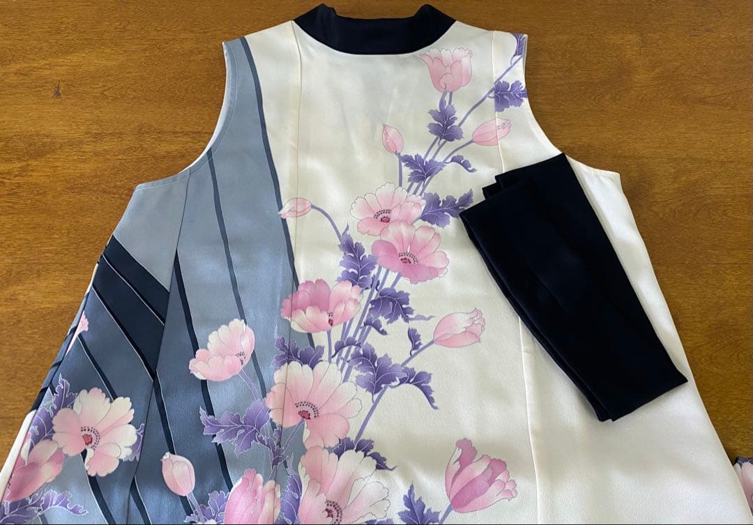 3270 着物　リメイク　ドレス　ワンピース