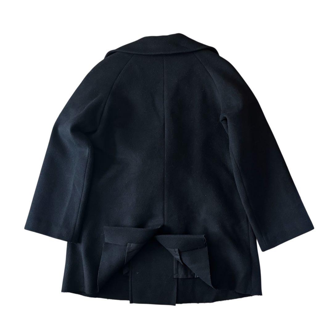 ジャケット・アウター Y's yohji yamamoto wool gown coat BLK 3